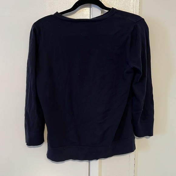 Ann Taylor LOFT Navy Cardigan - Picture 2 of 3